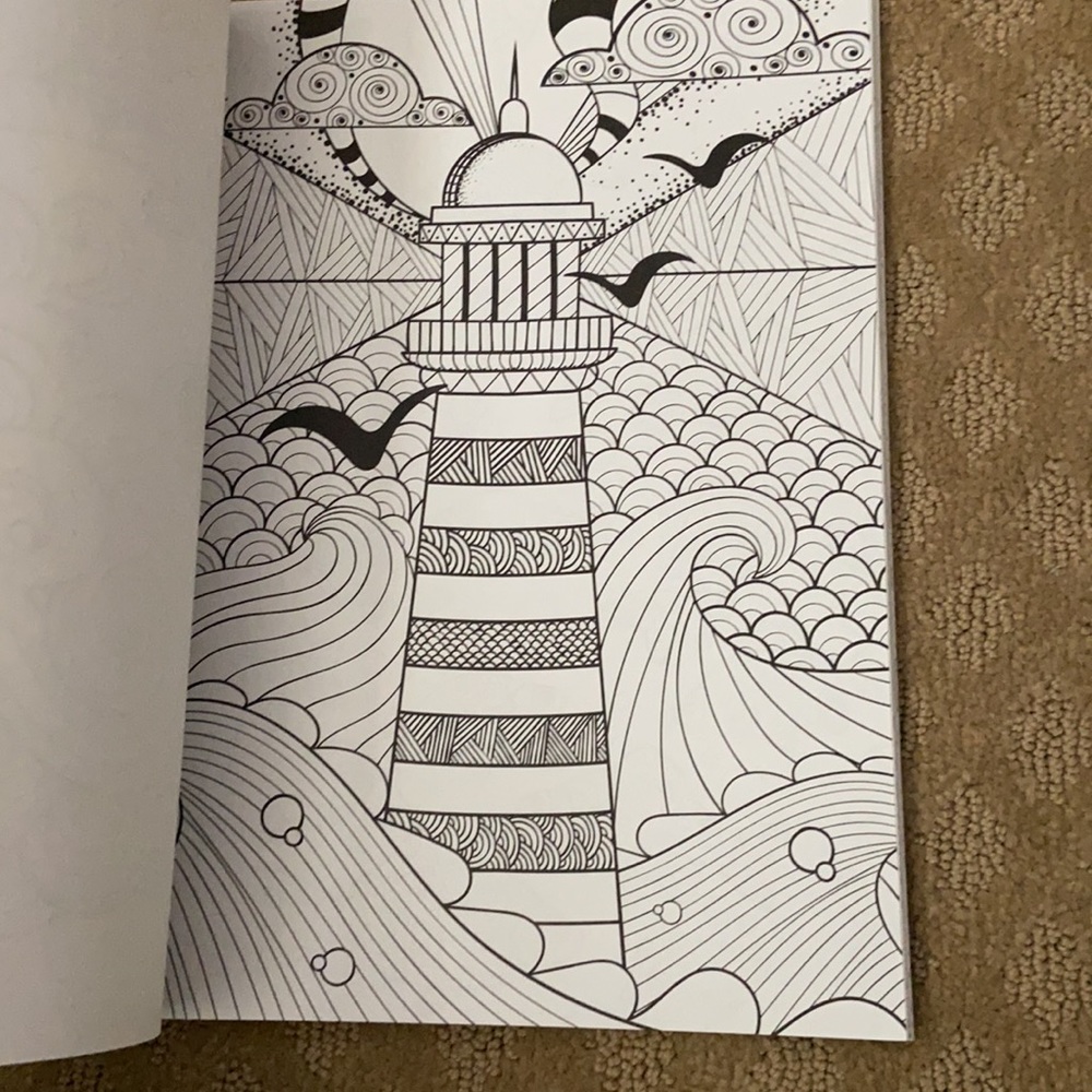 Seaside Escapes Coloring Bundle. - Picture 7 of 9
